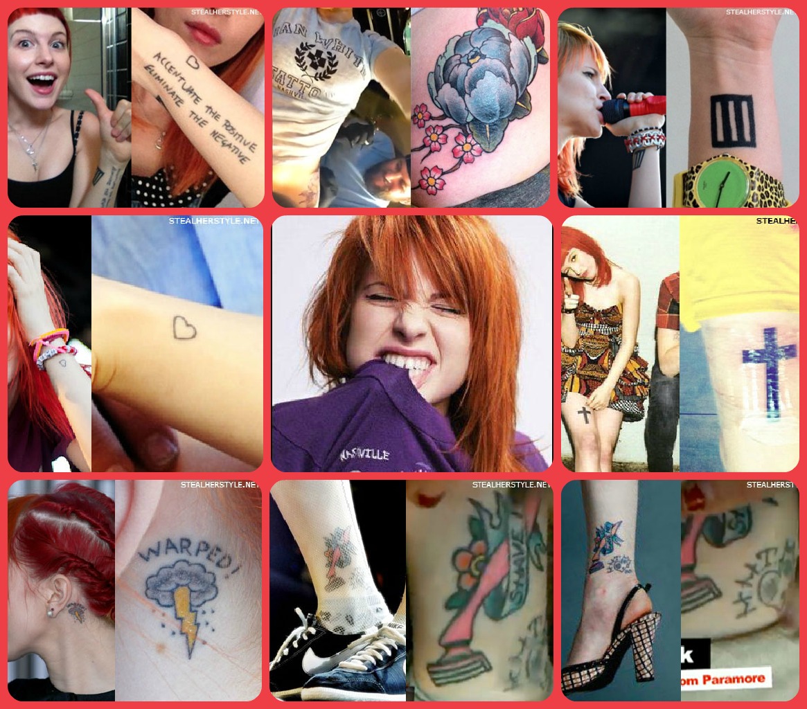 Hayley Williams 10 Tattoos  Their Meanings  Body Art Guru